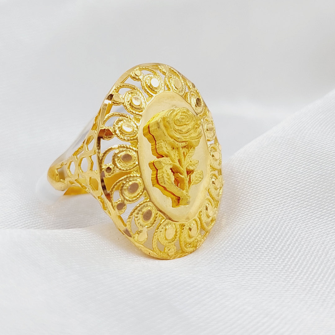 21K Gold Ounce Ring by Saeed Jewelry - Image 3