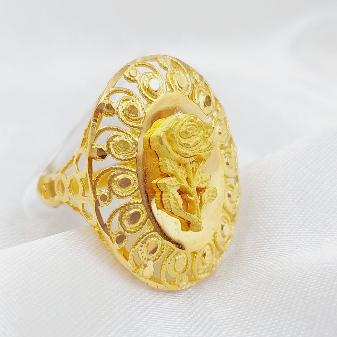 21K Gold Ounce Ring by Saeed Jewelry - Image 6