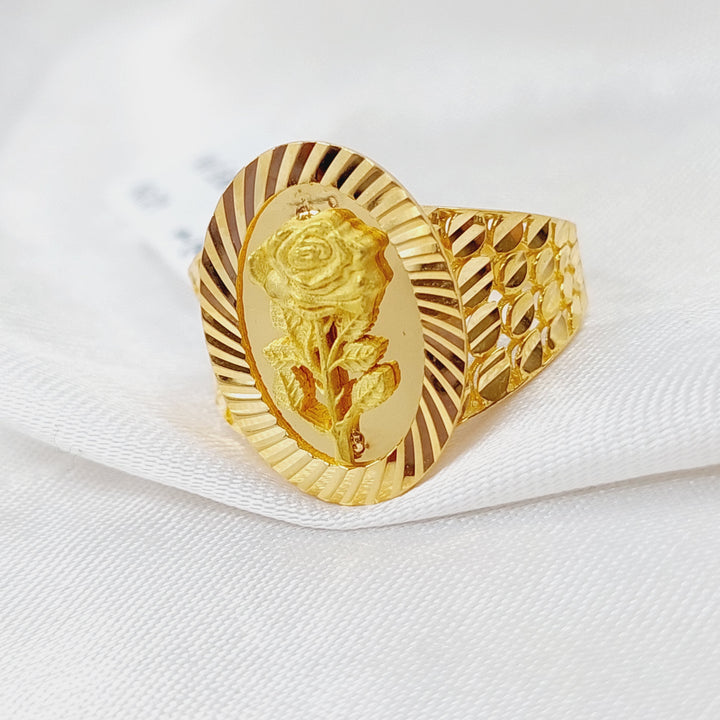 21K Gold Ounce Ring by Saeed Jewelry - Image 1