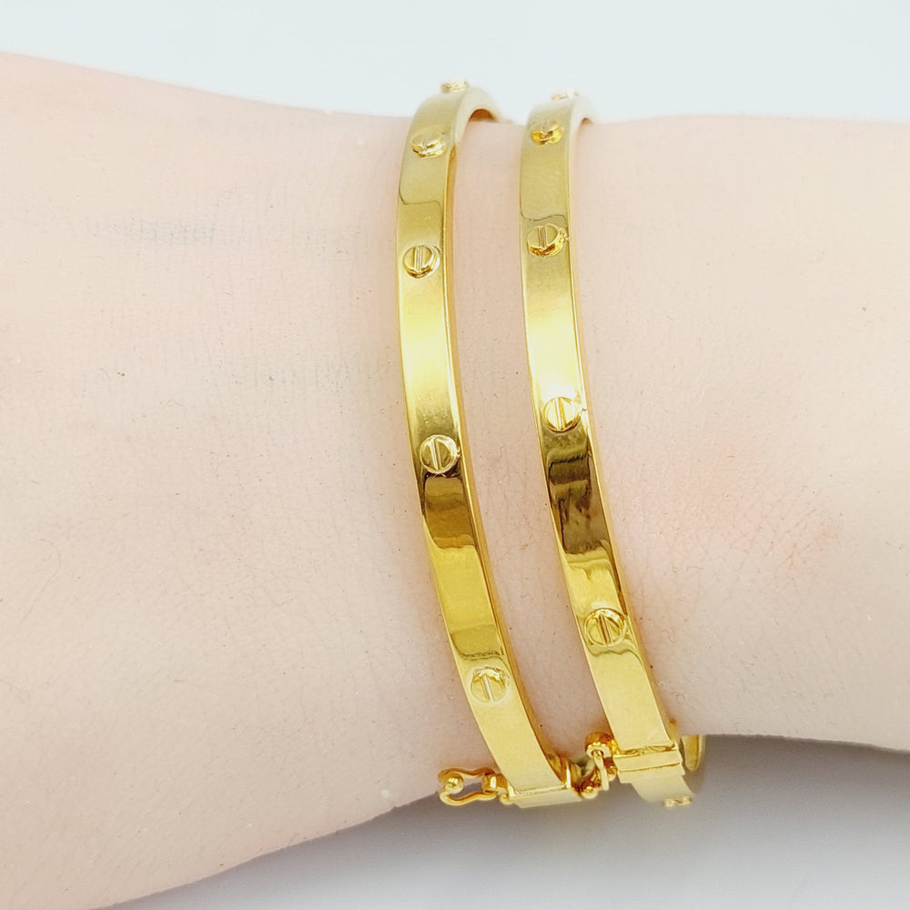 21K Gold Plus Bracelet by Saeed Jewelry - Image 2