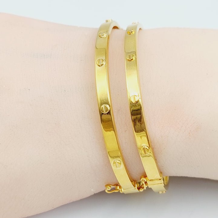 21K Gold Plus Bracelet by Saeed Jewelry - Image 2