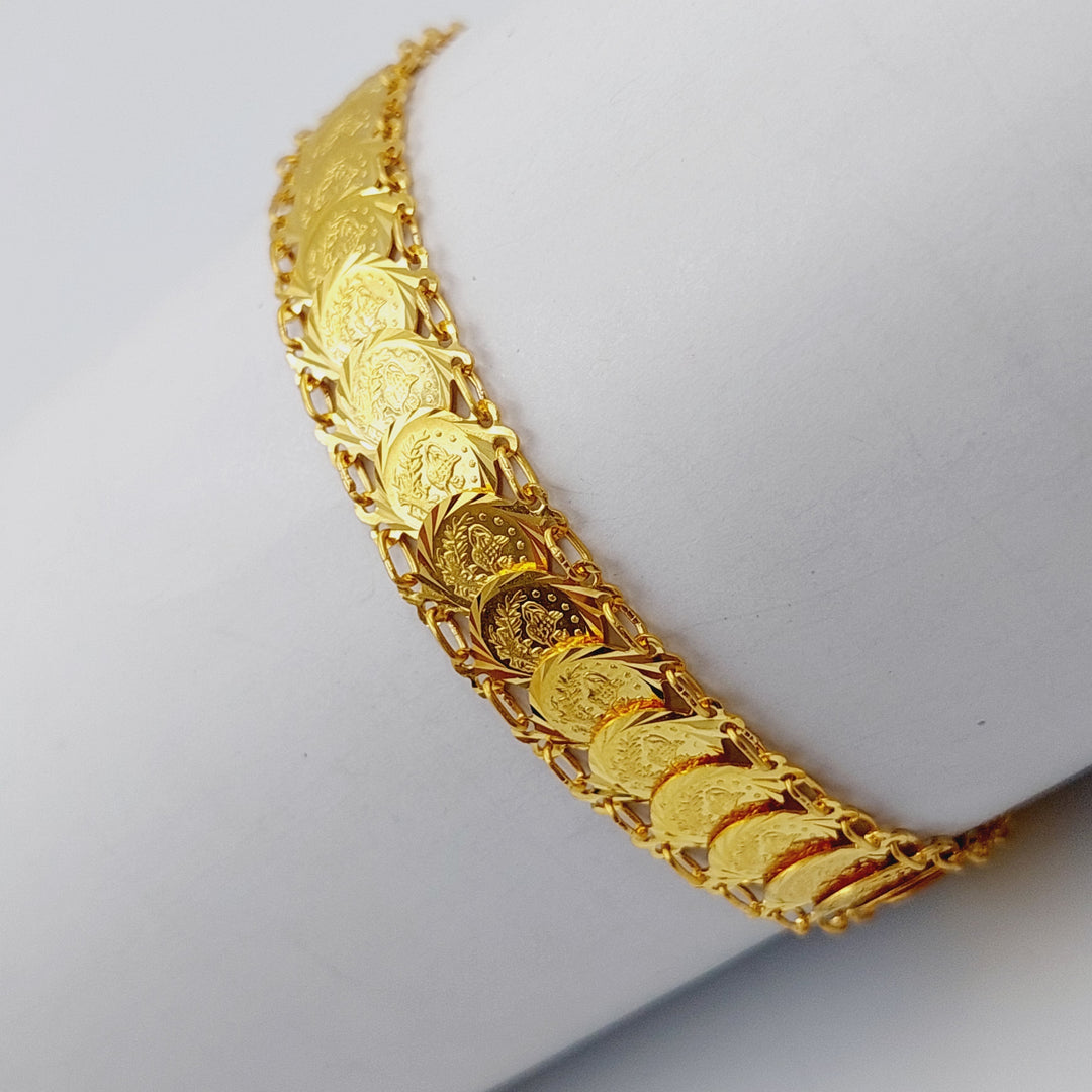 21K Gold Rashadi Bracelet by Saeed Jewelry - Image 6