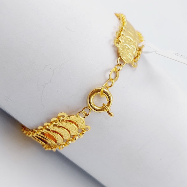 21K Gold Rashadi Bracelet by Saeed Jewelry - Image 4