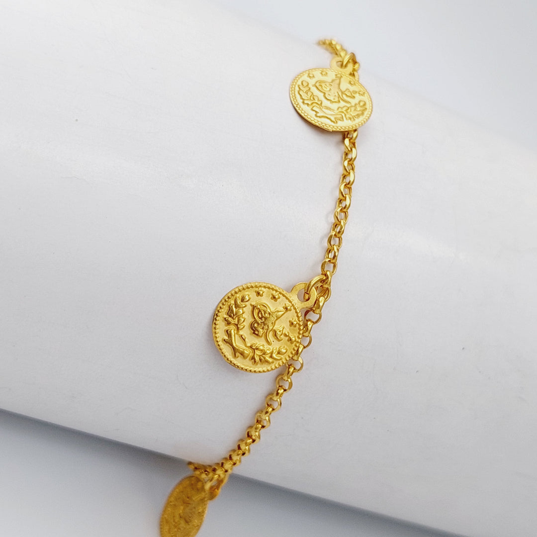 21K Gold Rashadi Bracelet by Saeed Jewelry - Image 2