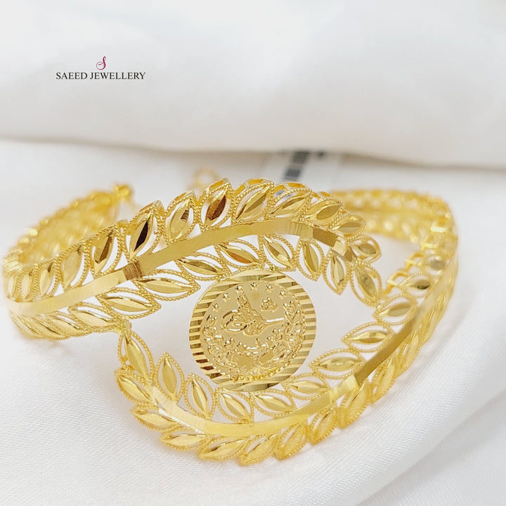 21K Gold Rashadi Bracelet by Saeed Jewelry - Image 1