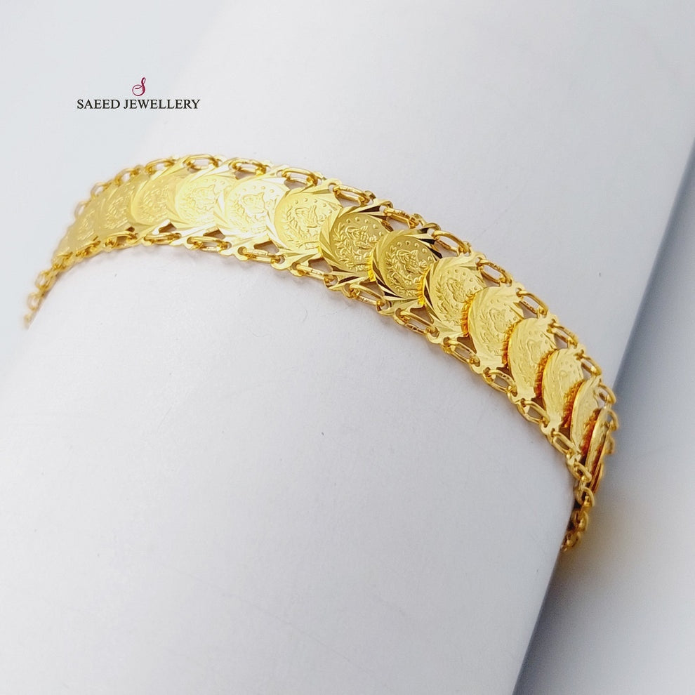 21K Gold Rashadi Bracelet by Saeed Jewelry - Image 6