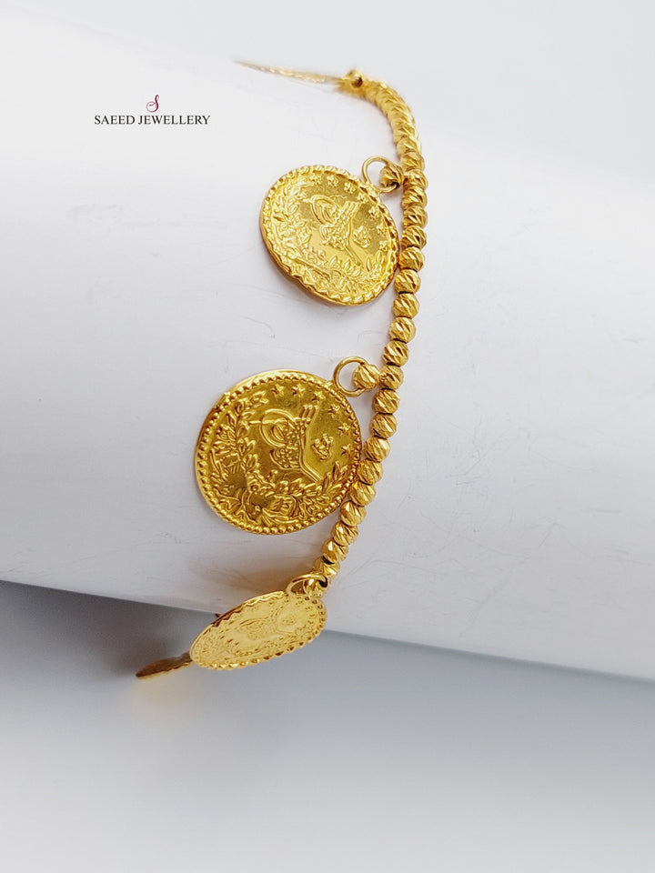 21K Gold Rashadi Bracelet by Saeed Jewelry - Image 3