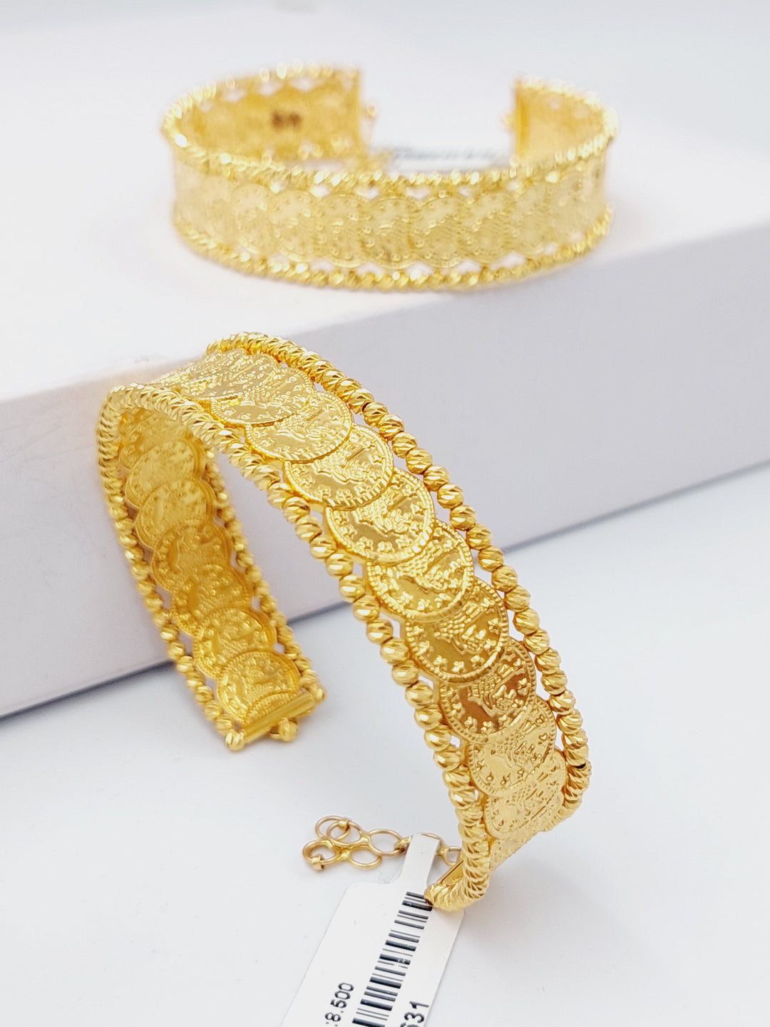 21K Gold Rashadi Bracelet by Saeed Jewelry - Image 4