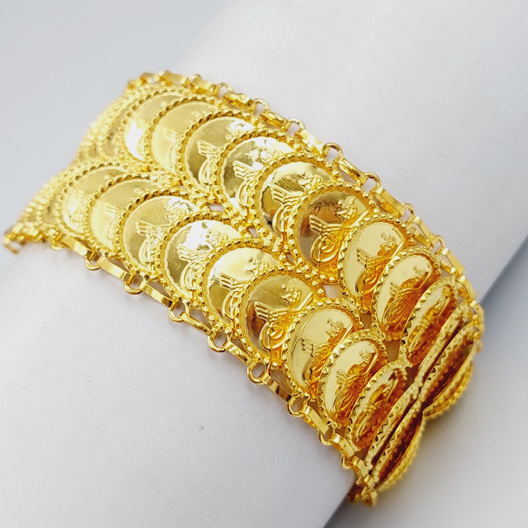 21K Gold Rashadi Bracelets by Saeed Jewelry - Image 1