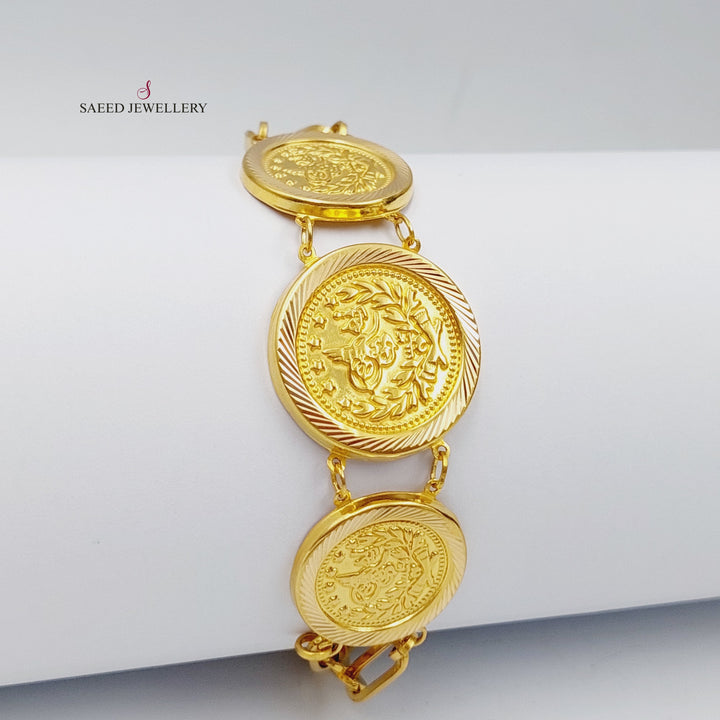 21K Gold Rashadi Model Bracelet by Saeed Jewelry - Image 1