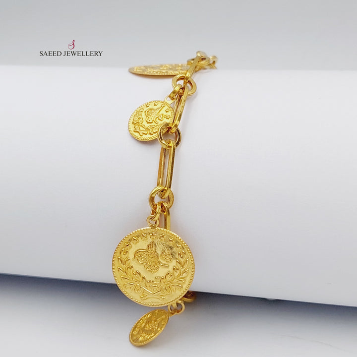 21K Gold Rashadi Model Bracelet by Saeed Jewelry - Image 4