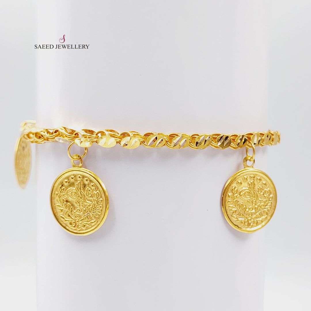 21K Gold Rashadi Model Bracelet by Saeed Jewelry - Image 1