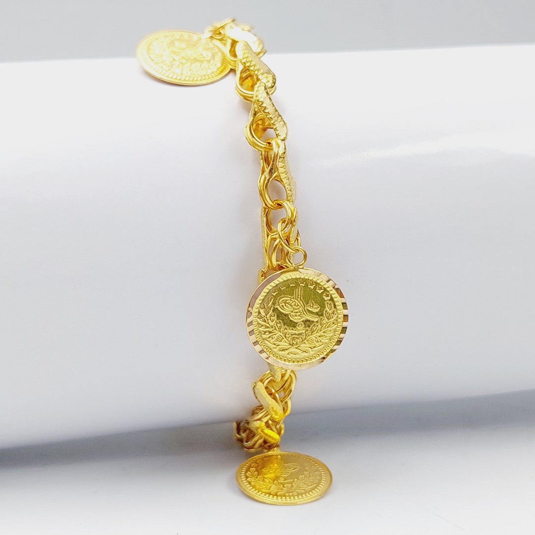 21K Gold Rashadi Model Bracelet by Saeed Jewelry - Image 6