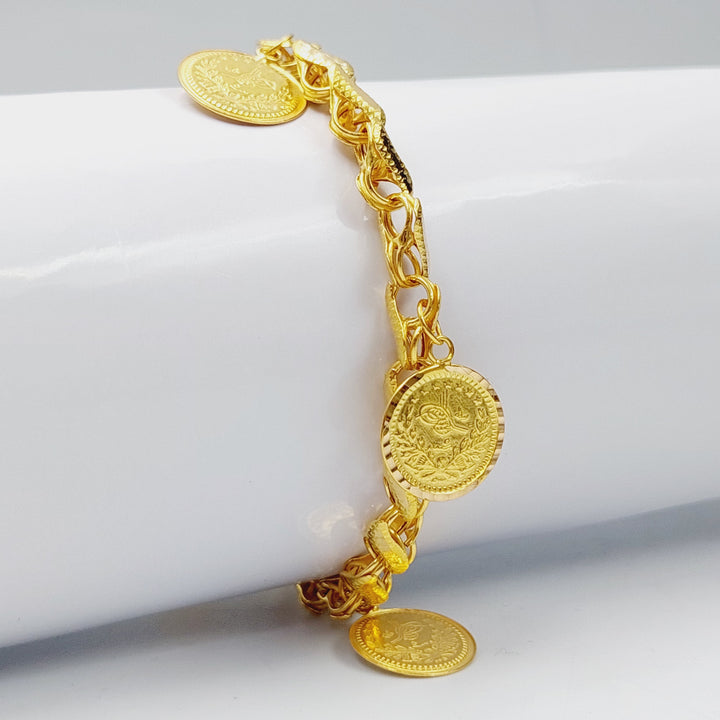 21K Gold Rashadi Model Bracelet by Saeed Jewelry - Image 1