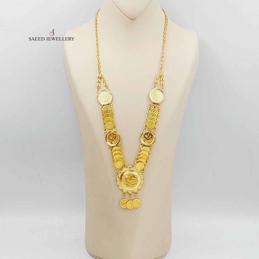 21K Gold Rashadi Model Necklace by Saeed Jewelry - Image 2