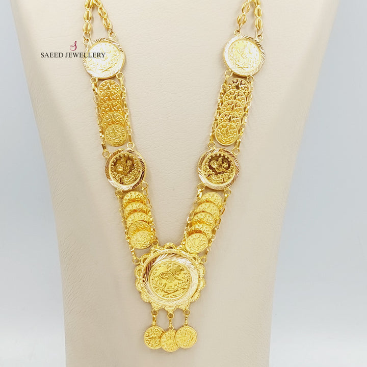 21K Gold Rashadi Model Necklace by Saeed Jewelry - Image 5