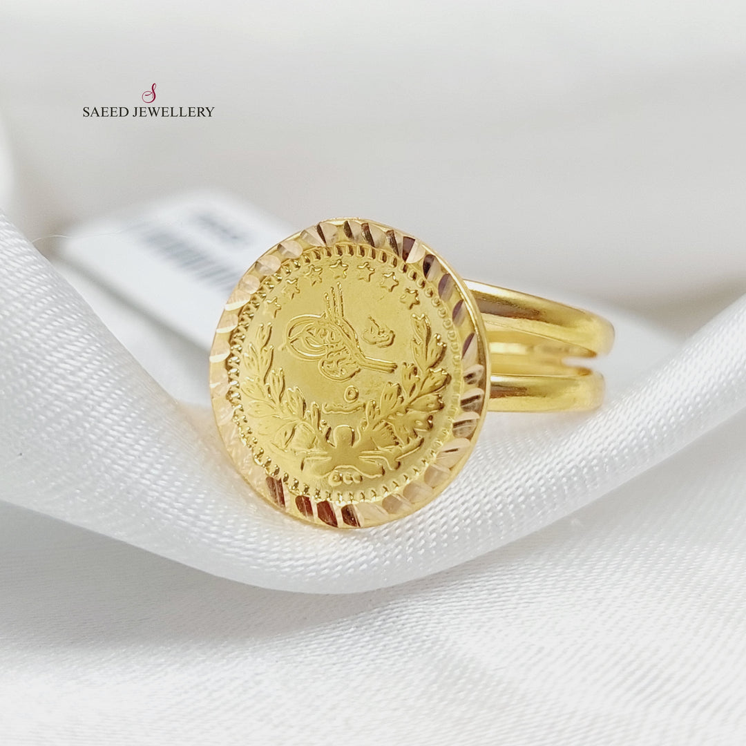 21K Gold Rashadi Model Ring by Saeed Jewelry - Image 1