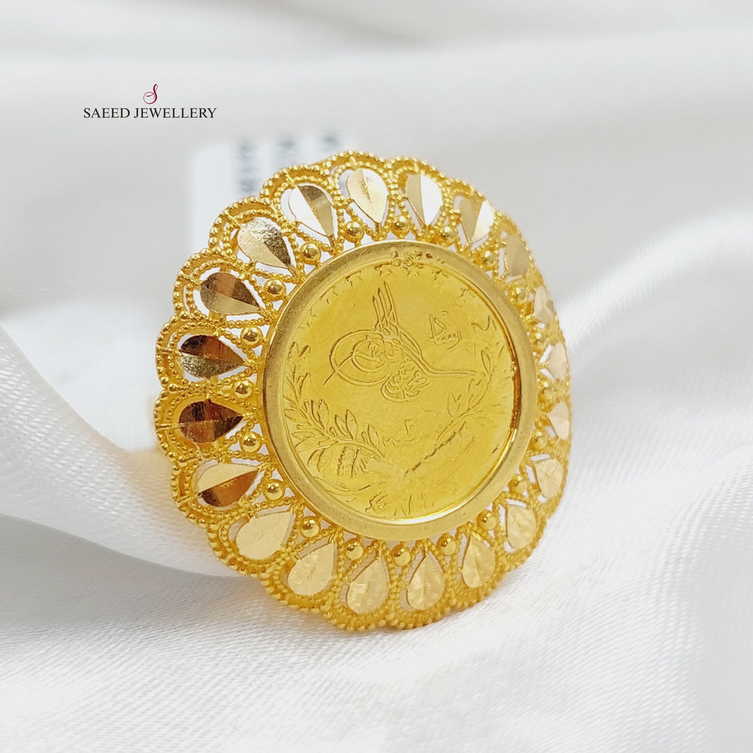 21K Gold Rashadi Model Ring by Saeed Jewelry - Image 1