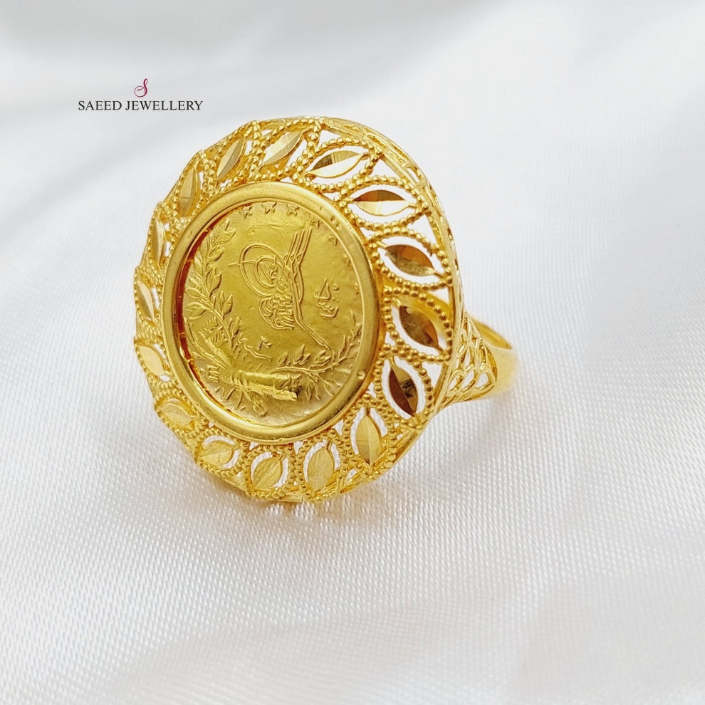 21K Gold Rashadi Model Ring by Saeed Jewelry - Image 2