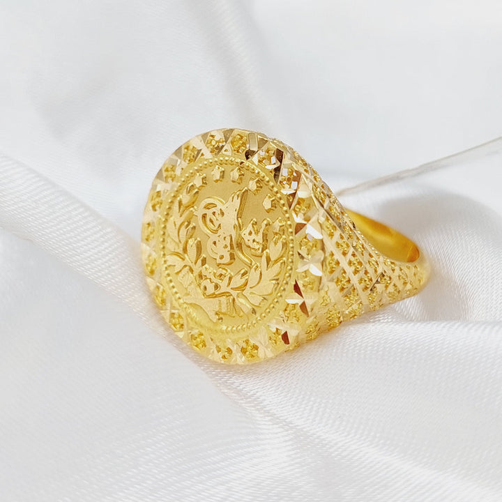 21K Gold Rashadi Model Ring by Saeed Jewelry - Image 1