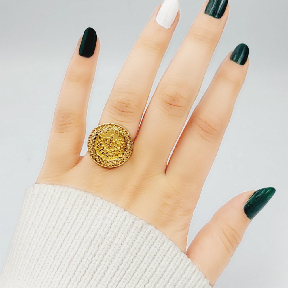 21K Gold Rashadi Model Ring by Saeed Jewelry - Image 2