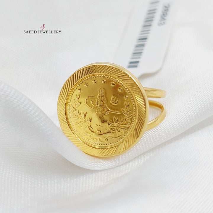 21K Gold Rashadi Model Ring by Saeed Jewelry - Image 3