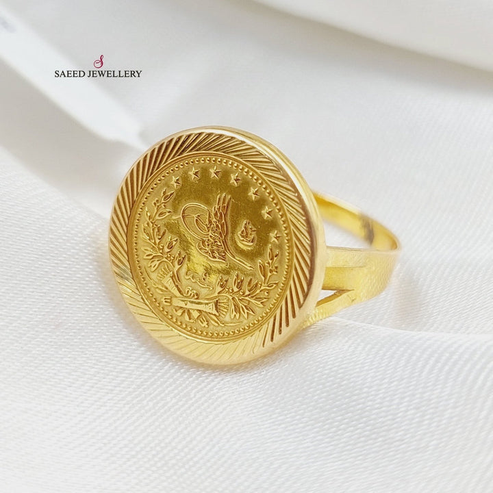 21K Gold Rashadi Model Ring by Saeed Jewelry - Image 15