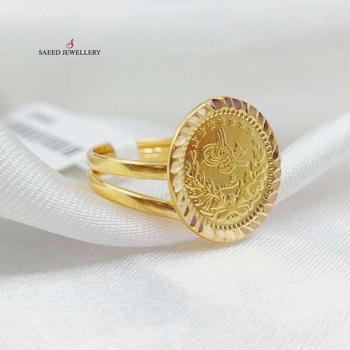 21K Gold Rashadi Model Ring by Saeed Jewelry - Image 4