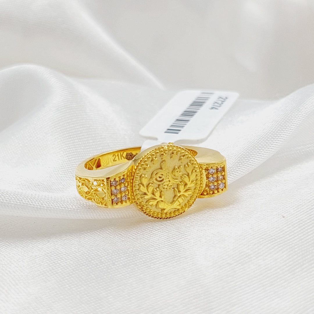 21K Gold Rashadi Model Ring by Saeed Jewelry - Image 6