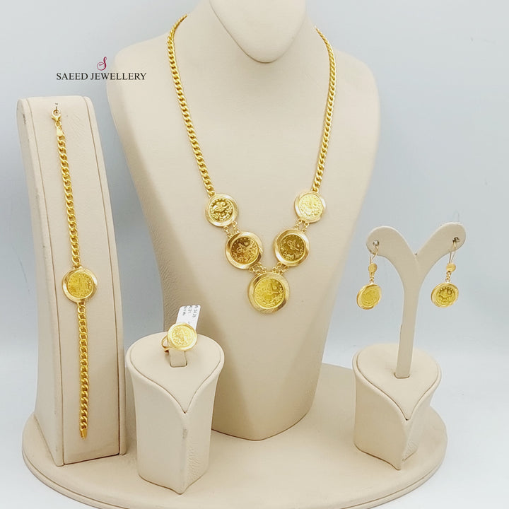 21K Gold Rashadi Model Set by Saeed Jewelry - Image 1