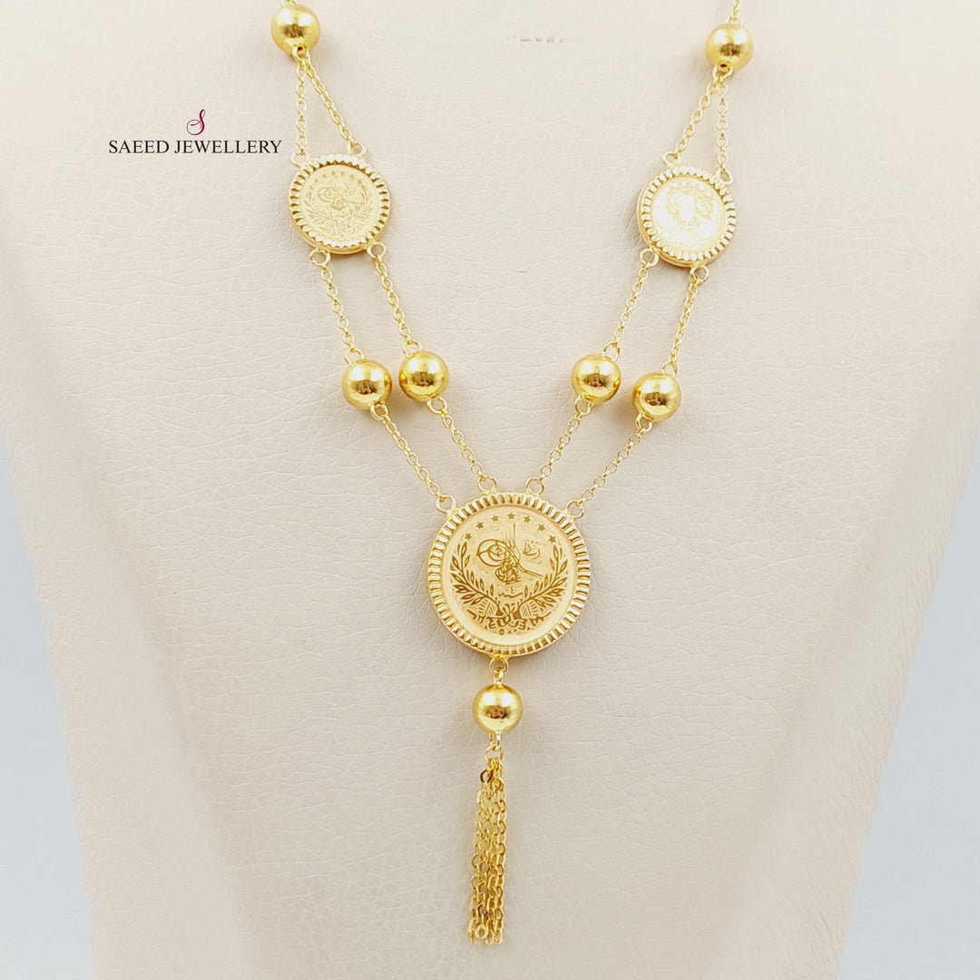 21K Gold Rashadi Necklace by Saeed Jewelry - Image 4