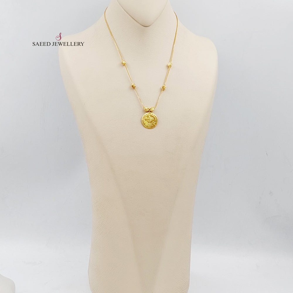 21K Gold Rashadi Necklace by Saeed Jewelry - Image 2