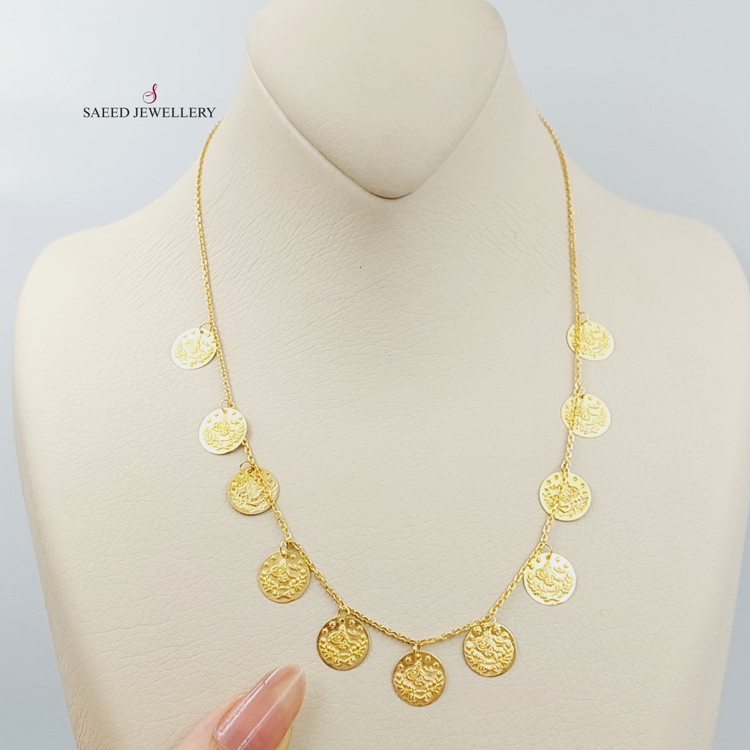 21K Gold Rashadi Necklace by Saeed Jewelry - Image 2