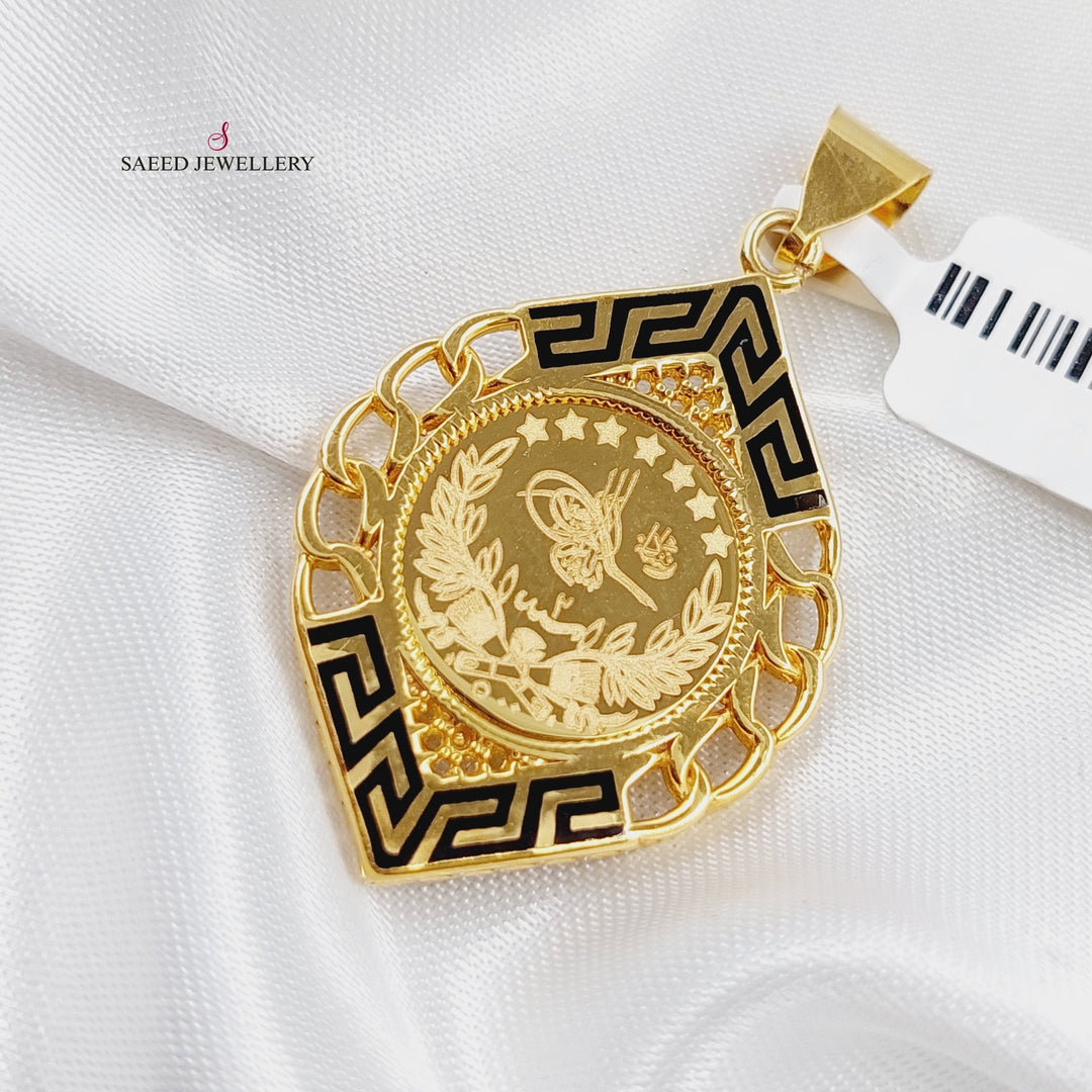 21K Gold Rashadi Pendant by Saeed Jewelry - Image 1