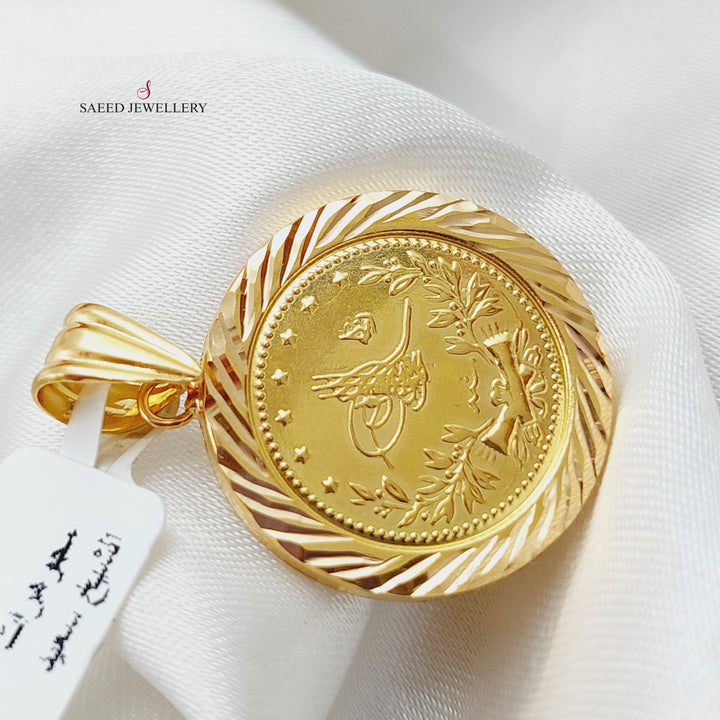 21K Gold Rashadi Pendant by Saeed Jewelry - Image 2