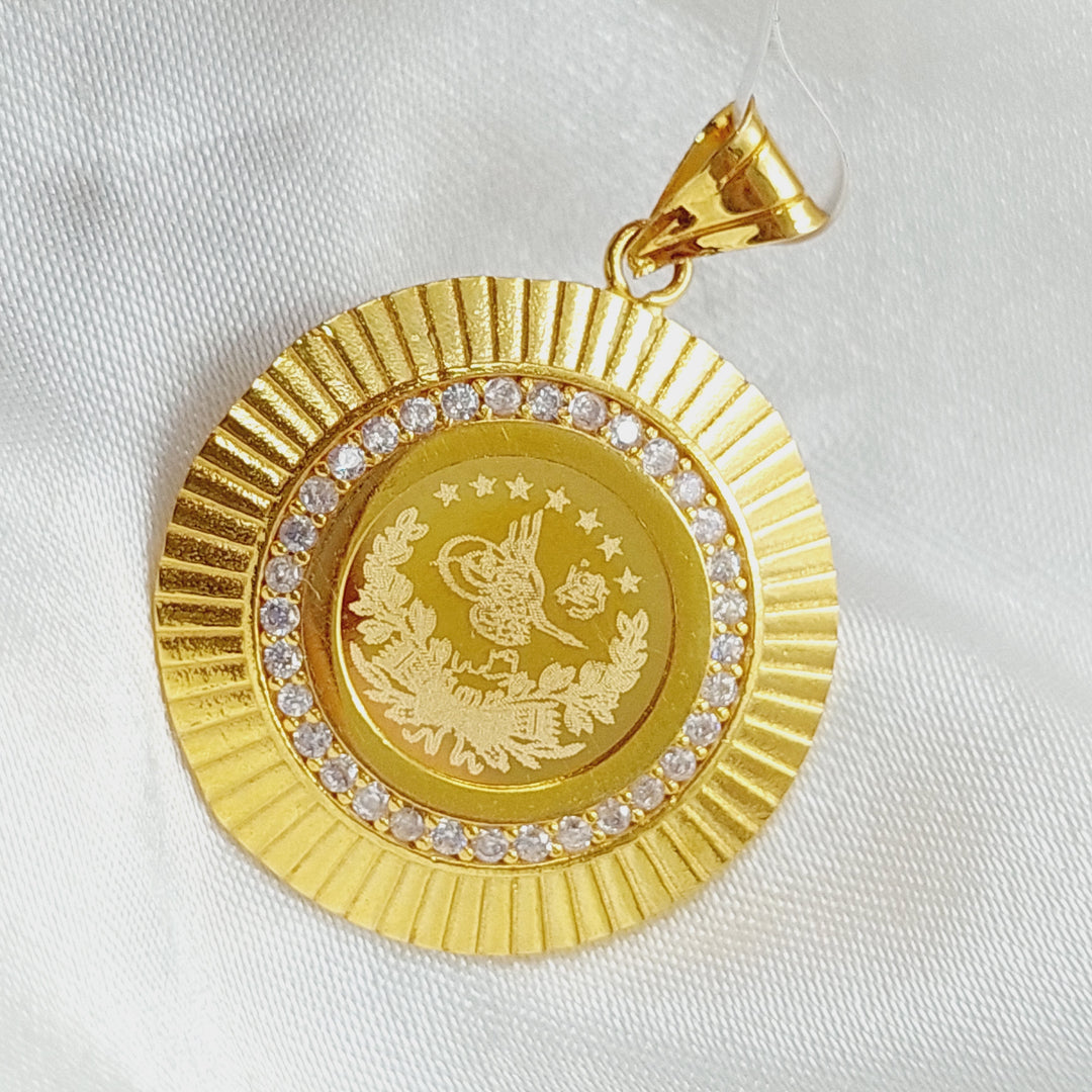 21K Gold Rashadi Pendant by Saeed Jewelry - Image 1