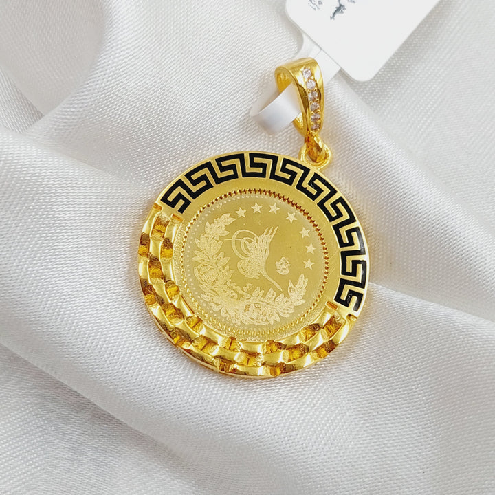 21K Gold Rashadi Pendant by Saeed Jewelry - Image 3