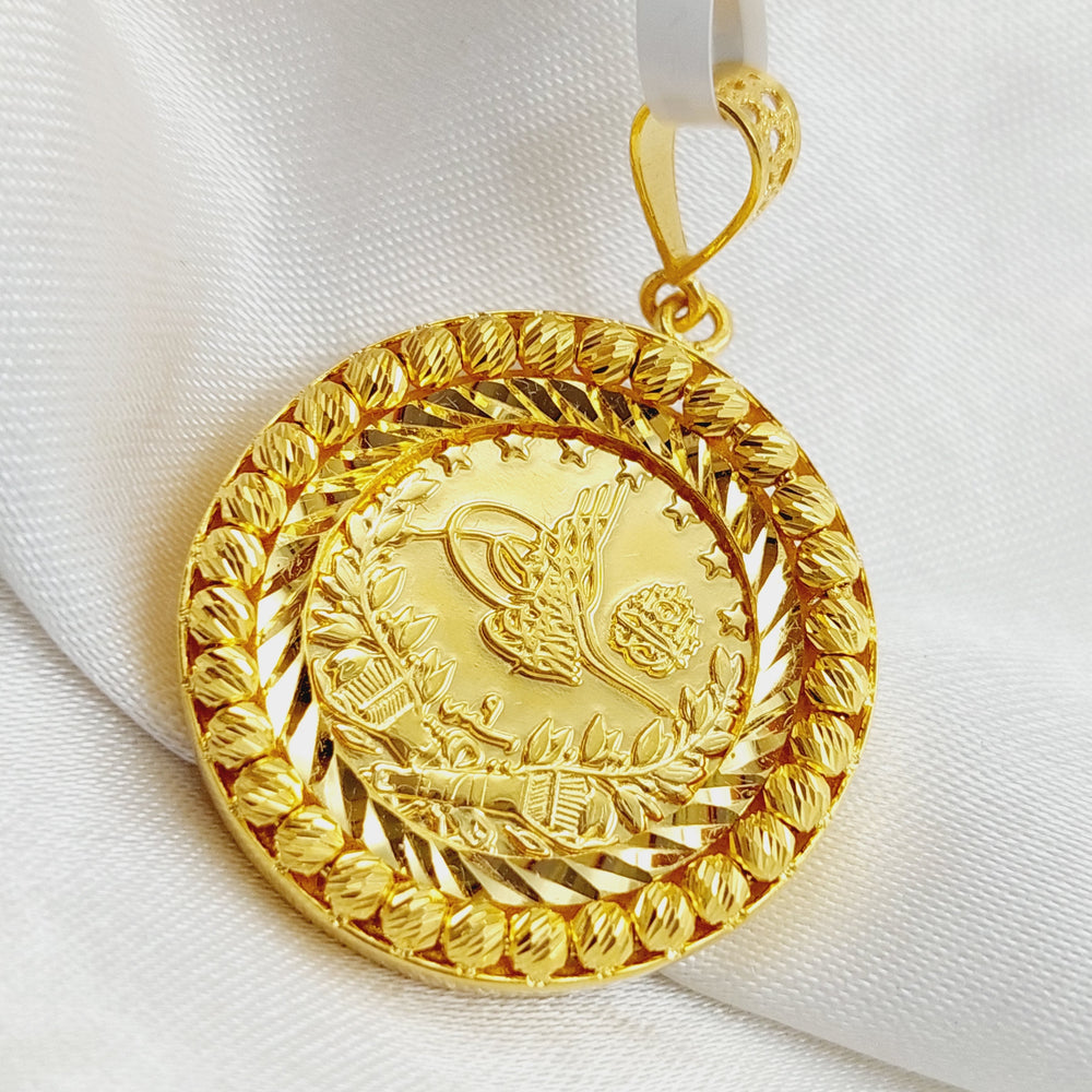 21K Gold Rashadi Pendant by Saeed Jewelry - Image 2