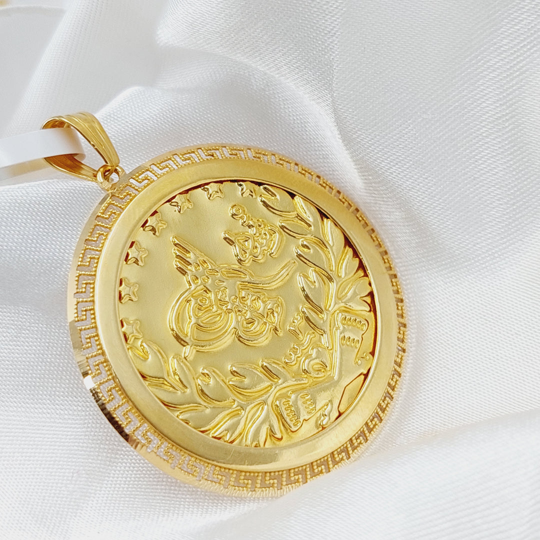 21K Gold Rashadi Pendant by Saeed Jewelry - Image 4