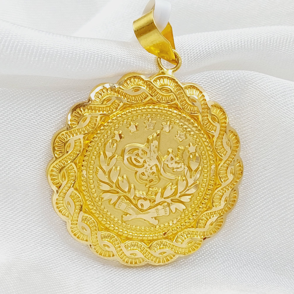 21K Gold Rashadi Pendant by Saeed Jewelry - Image 2