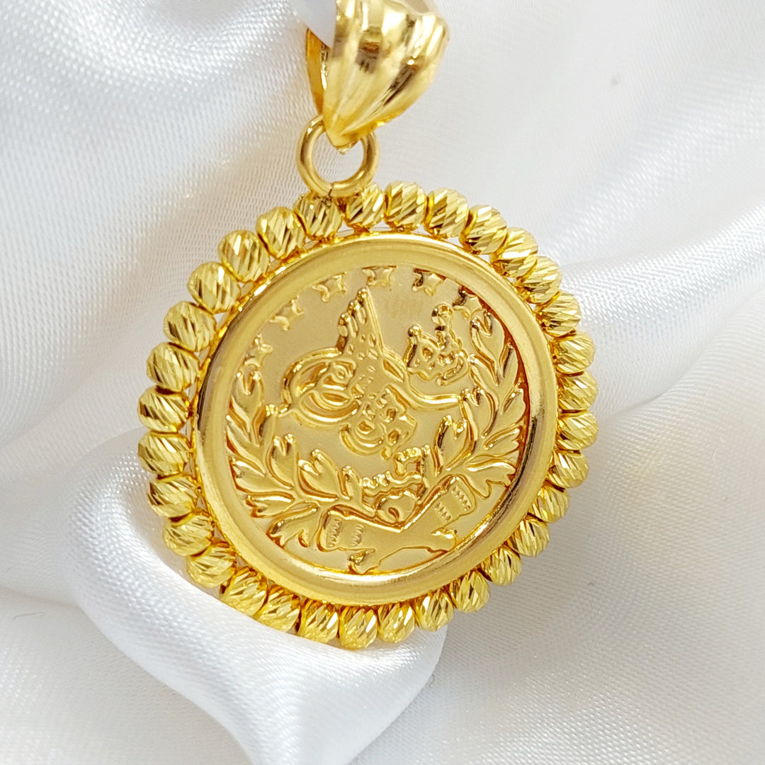 21K Gold Rashadi Pendant by Saeed Jewelry - Image 3