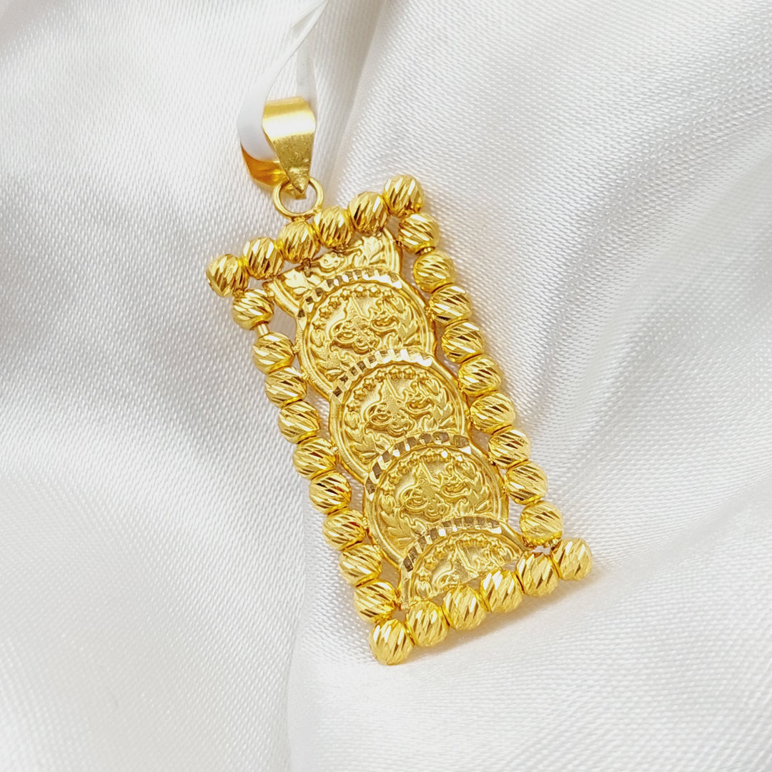 21K Gold Rashadi Pendant by Saeed Jewelry - Image 1