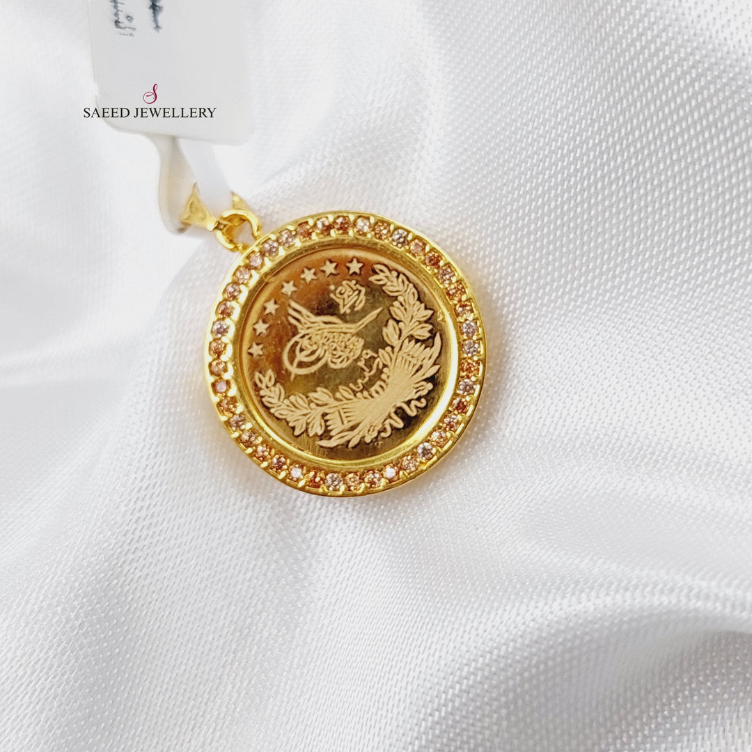 21K Gold Rashadi Pendant by Saeed Jewelry - Image 1