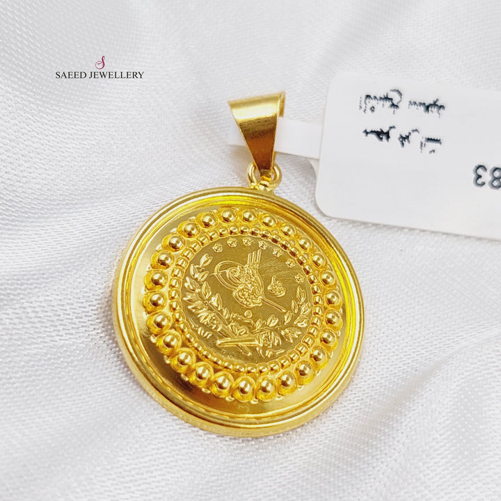 21K Gold Rashadi Plus Pendant by Saeed Jewelry - Image 1