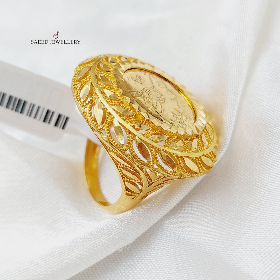 21K Gold Rashadi Ring by Saeed Jewelry - Image 3