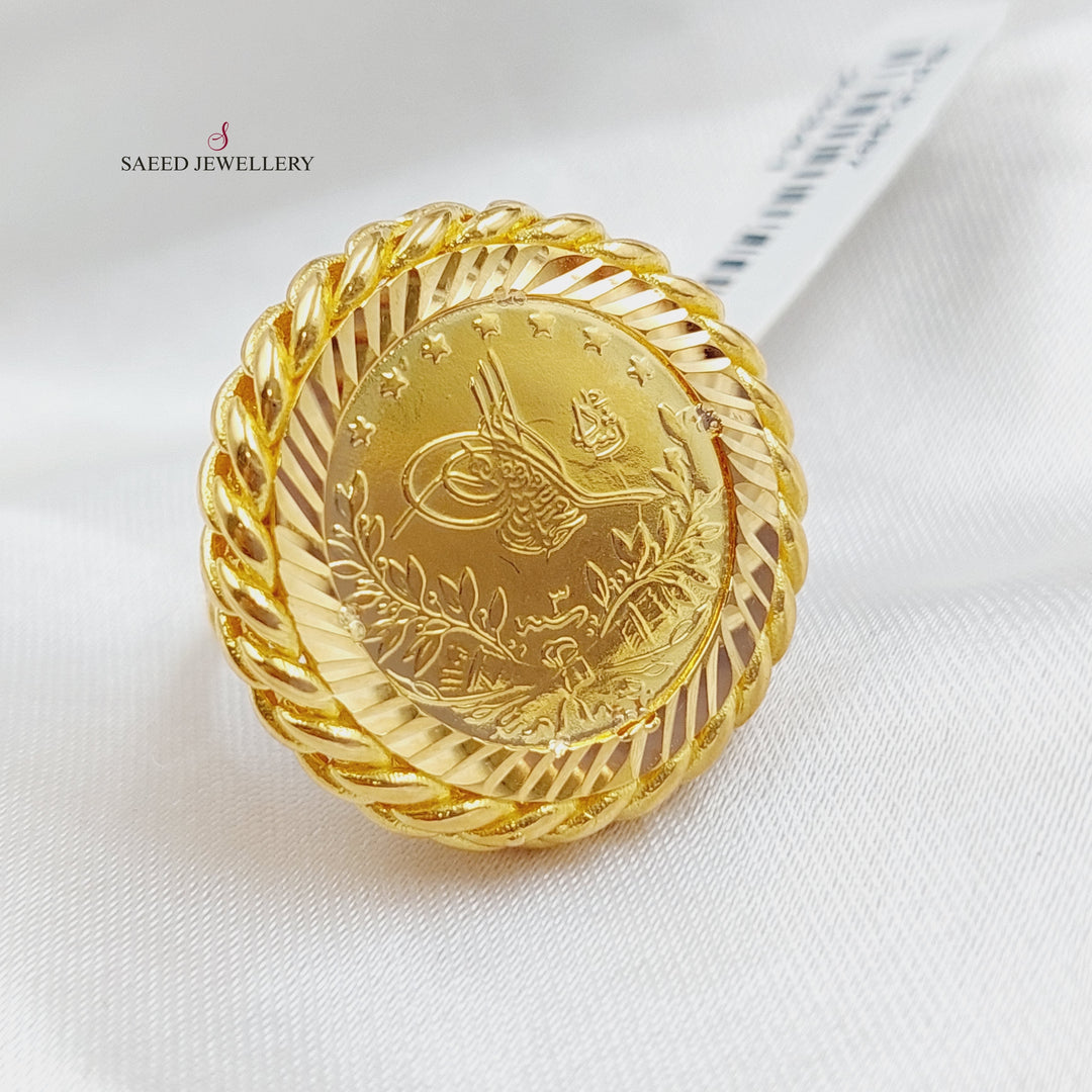 21K Gold Rashadi Ring by Saeed Jewelry - Image 4