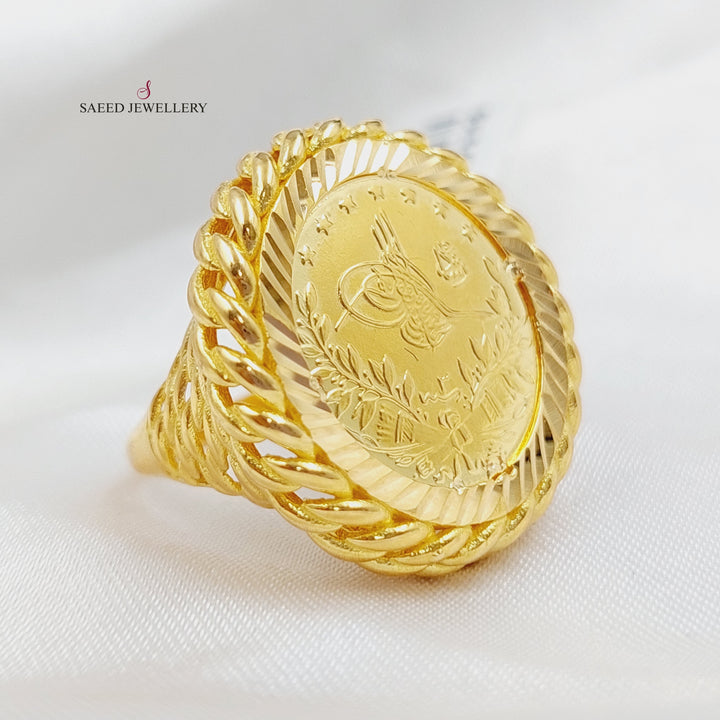 21K Gold Rashadi Ring by Saeed Jewelry - Image 1