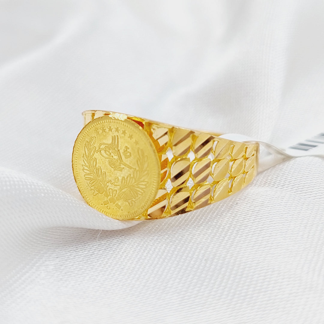 21K Gold Rashadi Ring by Saeed Jewelry - Image 5