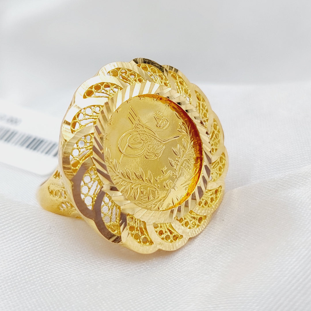 21K Gold Rashadi Ring by Saeed Jewelry - Image 1