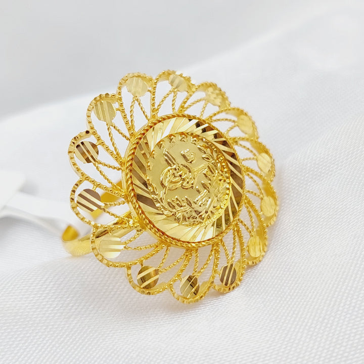 21K Gold Rashadi Ring by Saeed Jewelry - Image 1